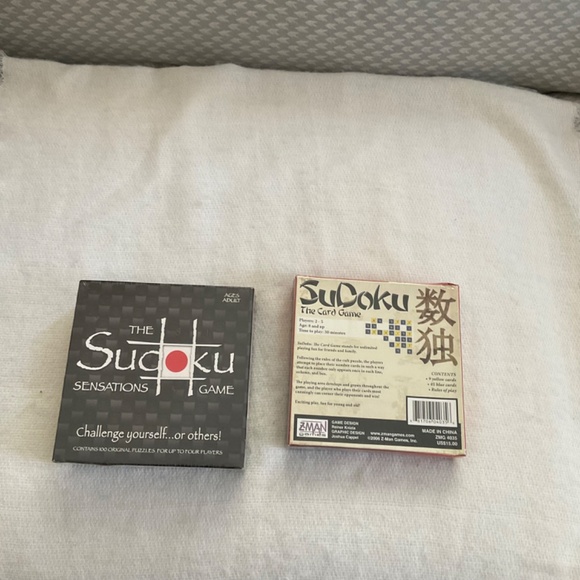 Sudoku Sensations Puzzle Game & Sudoku Card Game Lot of 2 Sealed READ - Picture 9 of 12